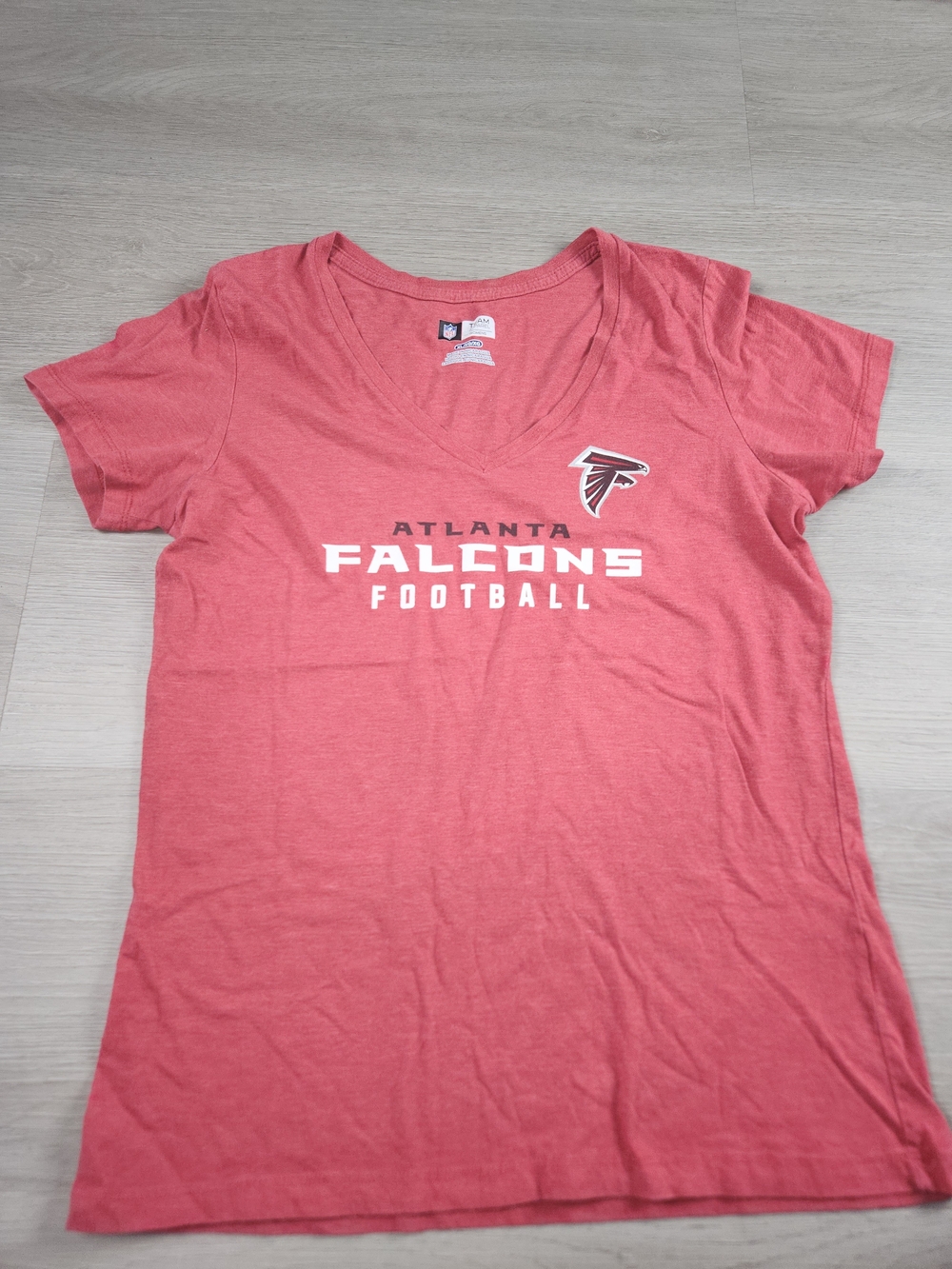 Atlanta Falcons Women’s V-Neck T-Shirt - Red